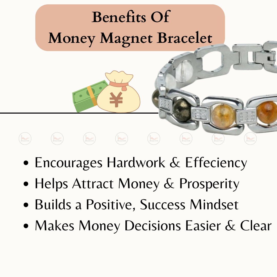 Money Magnet Metal Bracelet (Dhan Yog Bracelet)