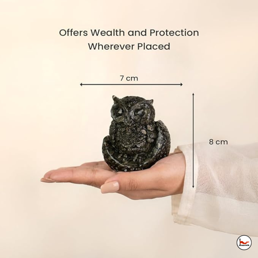 Raw Pyrite Big Owl