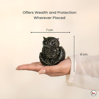 Raw Pyrite Big Owl