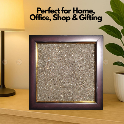 Raw Pyrite Dust Frame