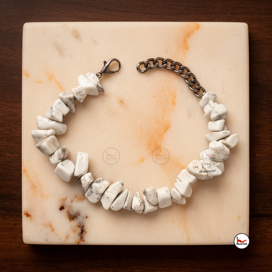 Howlite Chip Bracelet