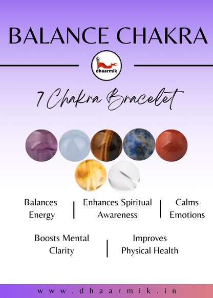 Lava 7 Chakra Bracelet