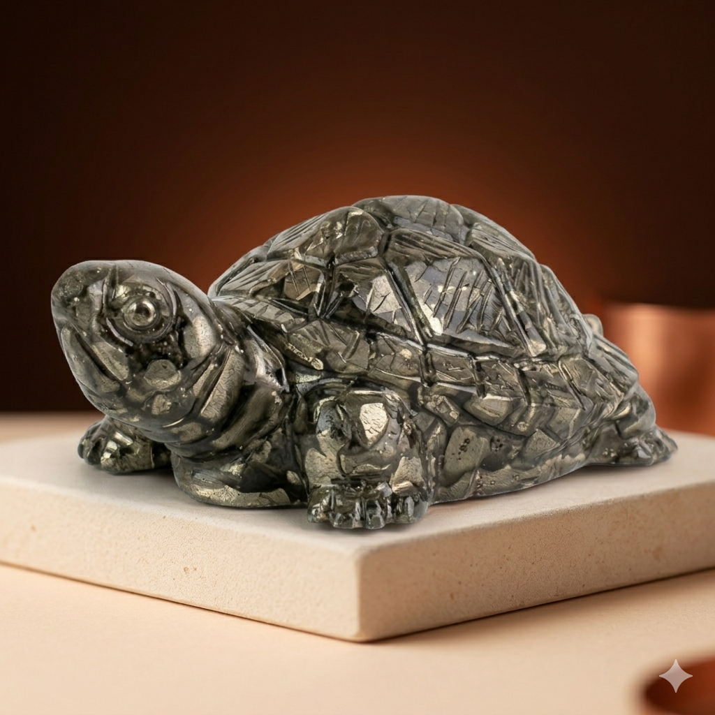 Pyrite Tortoise (small)
