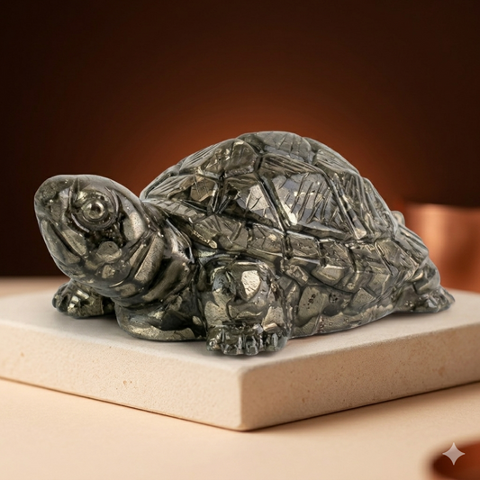 Pyrite Tortoise (small)
