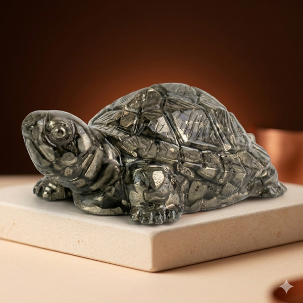 Pyrite Tortoise (small)