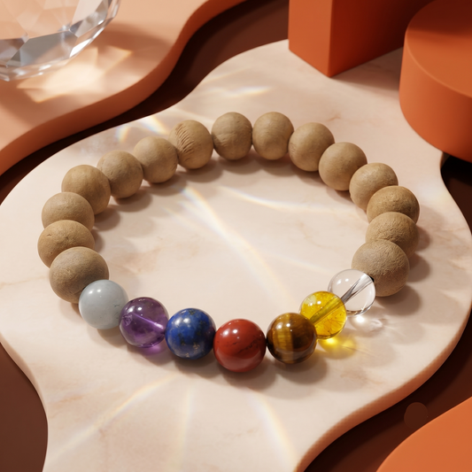 Tulsi 7 Chakra Bracelet